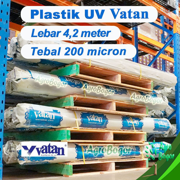 Plastik UV Vatan Lebar 4 meter, Plastik UV Vatan eceran