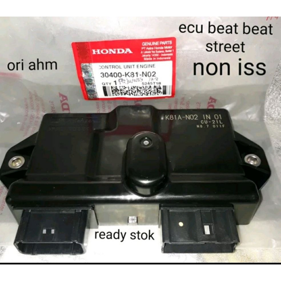 30400-K81 ECU ECCU SGCU Honda Beat Esp 2016 sd 2020 AHM ORI