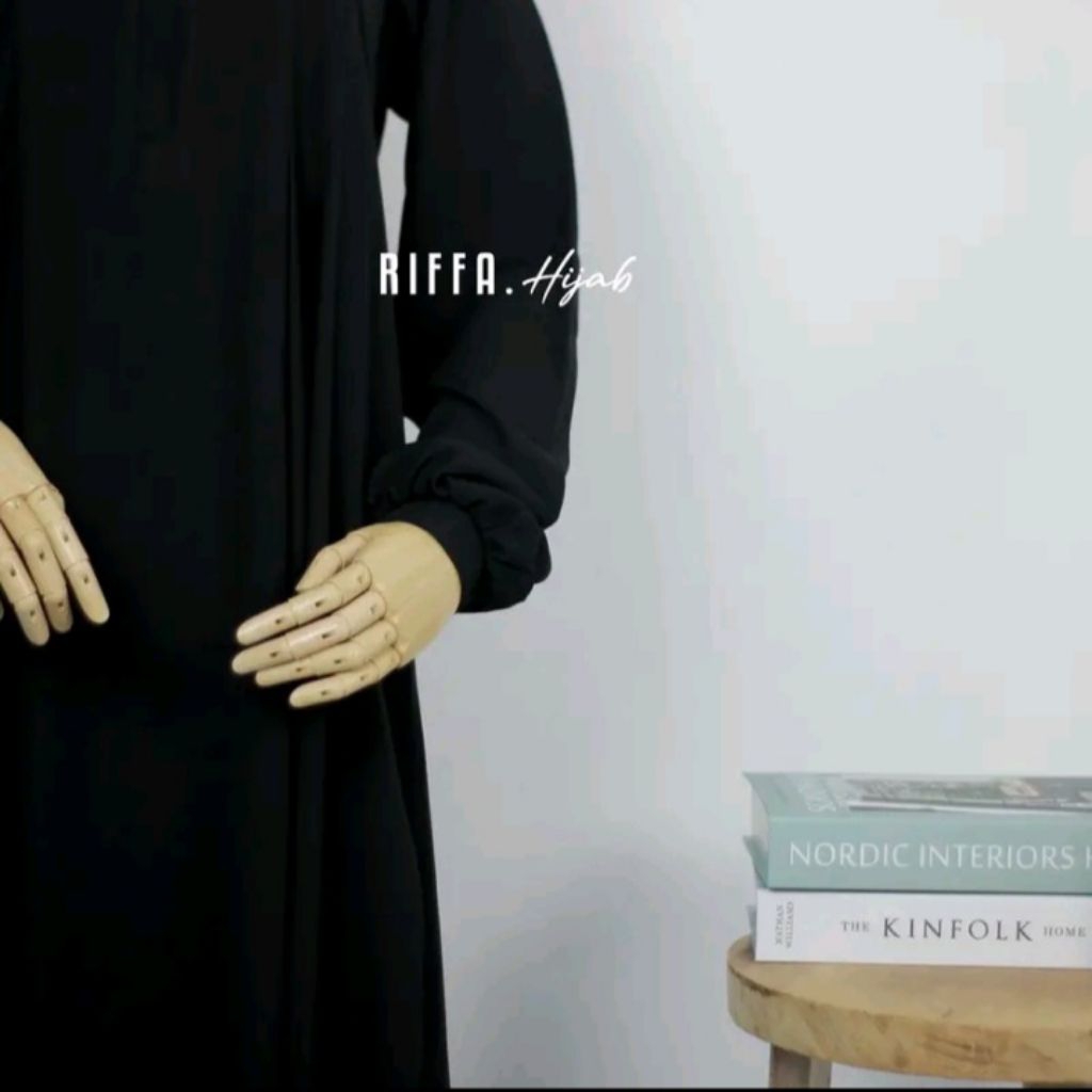 gamis hitam, azzura dress