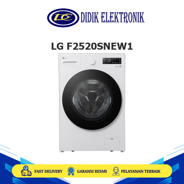 ( CARGO ) LG F2520SNEW1 Mesin Cuci 20Kg Front Loading Inverter dengan Steam & Pet Care Cycle (Bukan 