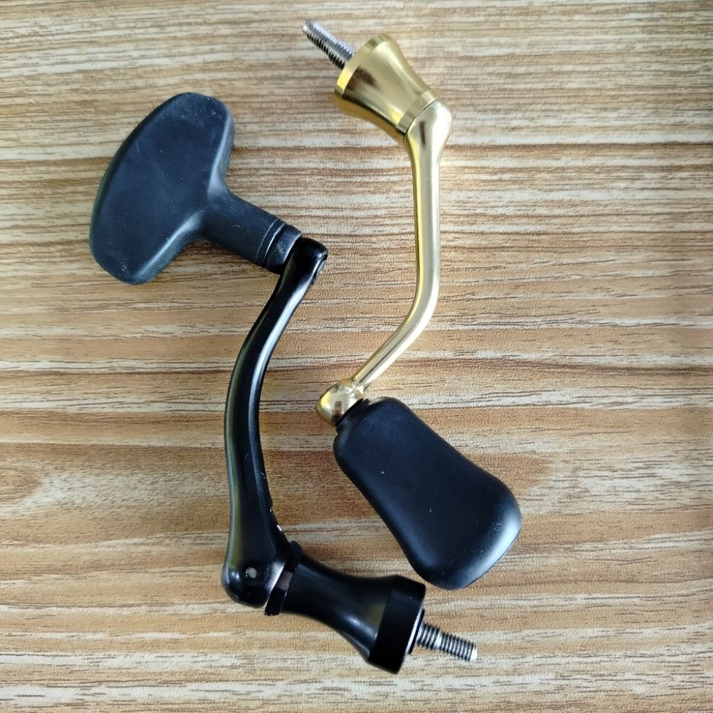 HANDLE REEL SPINING  POWER HANDLE T DAN GOLD BIASA 1000-3000