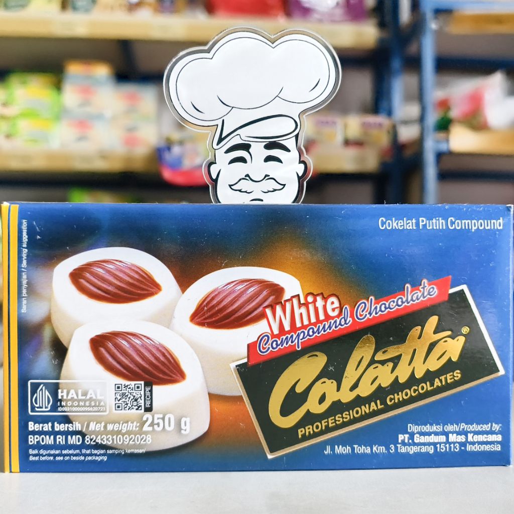 

Colatta White Chocolate Compound 250Gr / Coklat Putih Colatta 250Gr