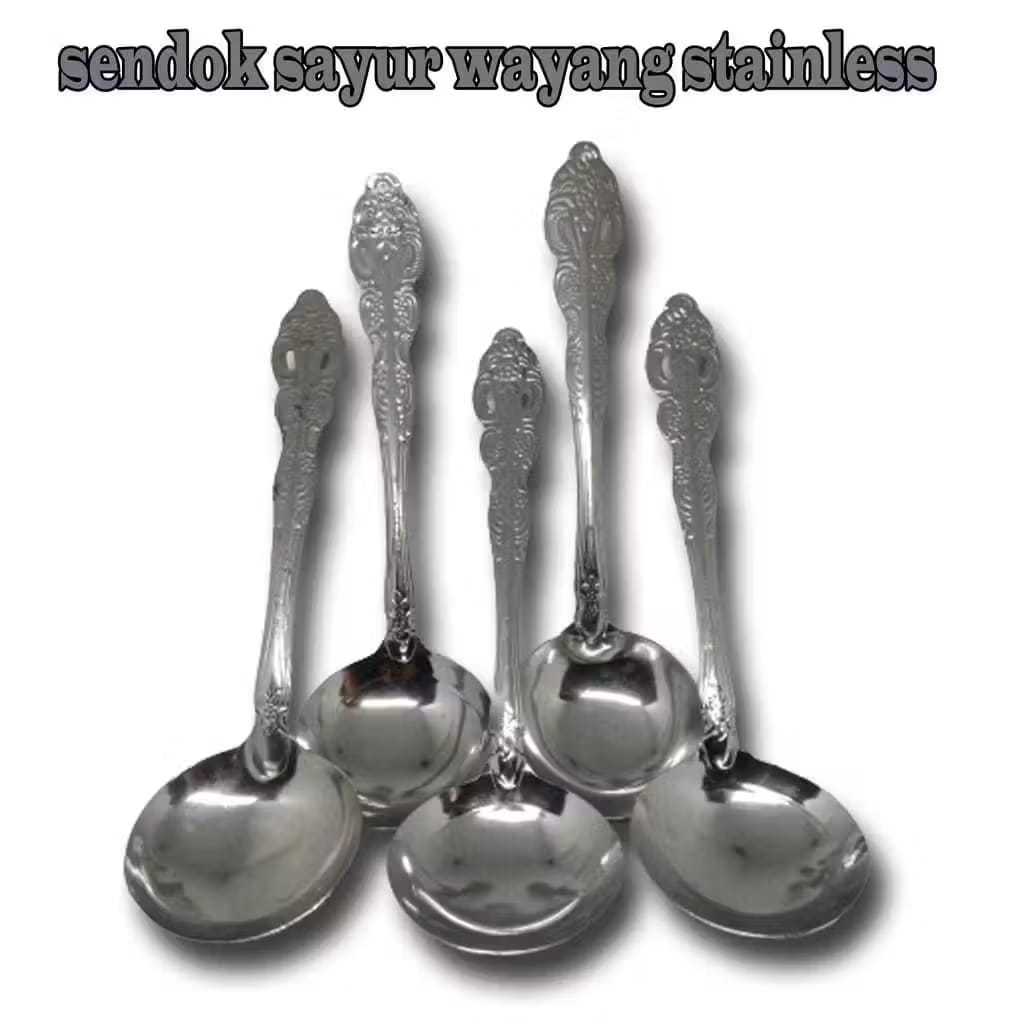 IRUS WAYANG/IRUS MOTIF/IRUS SAYUR/IRUS SOUP/IRUS SERBAGUNA/IRUS STAINLESS STEEL