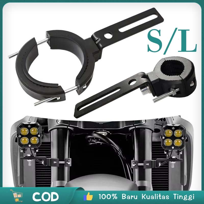 Braket Lampu Tembak Bracket Lampu Tembak Bracket Dudukan Lampu Tembak Motor Universal Braket Lampu S