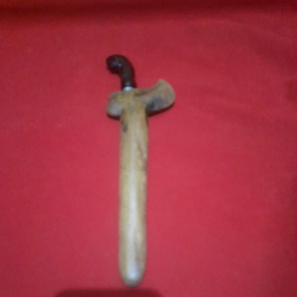 Keris Jimatan Nogo Sosro Luk 5 kinatah Kuningan Sepuh.Pamor adeg singkir