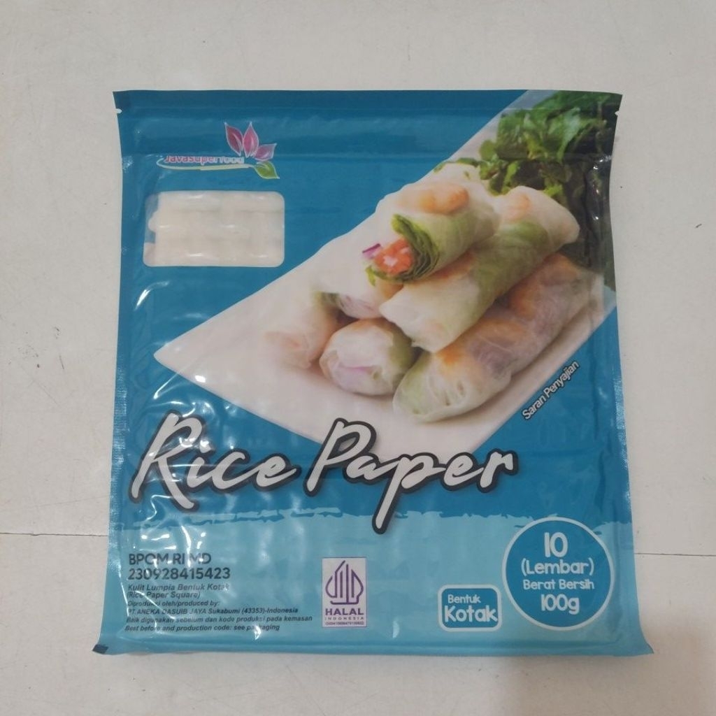 

Rice Paper bentuk Kotak isi 10 100gr