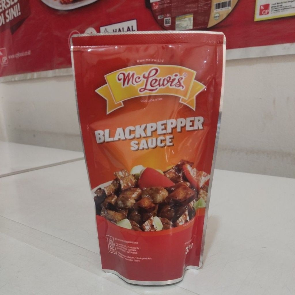 

mc lewis Blackpaper Sauce 310gr