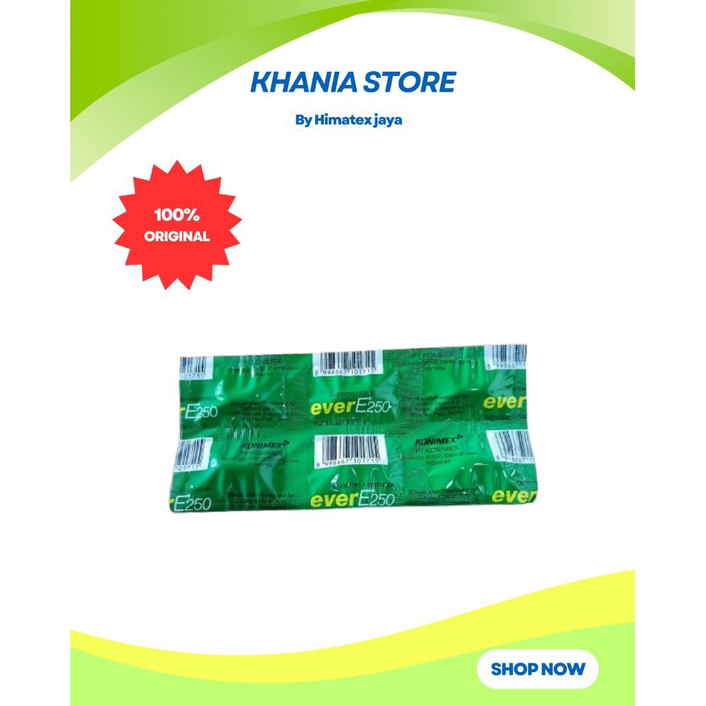 Ever e 250 vitamin E vitamin promil