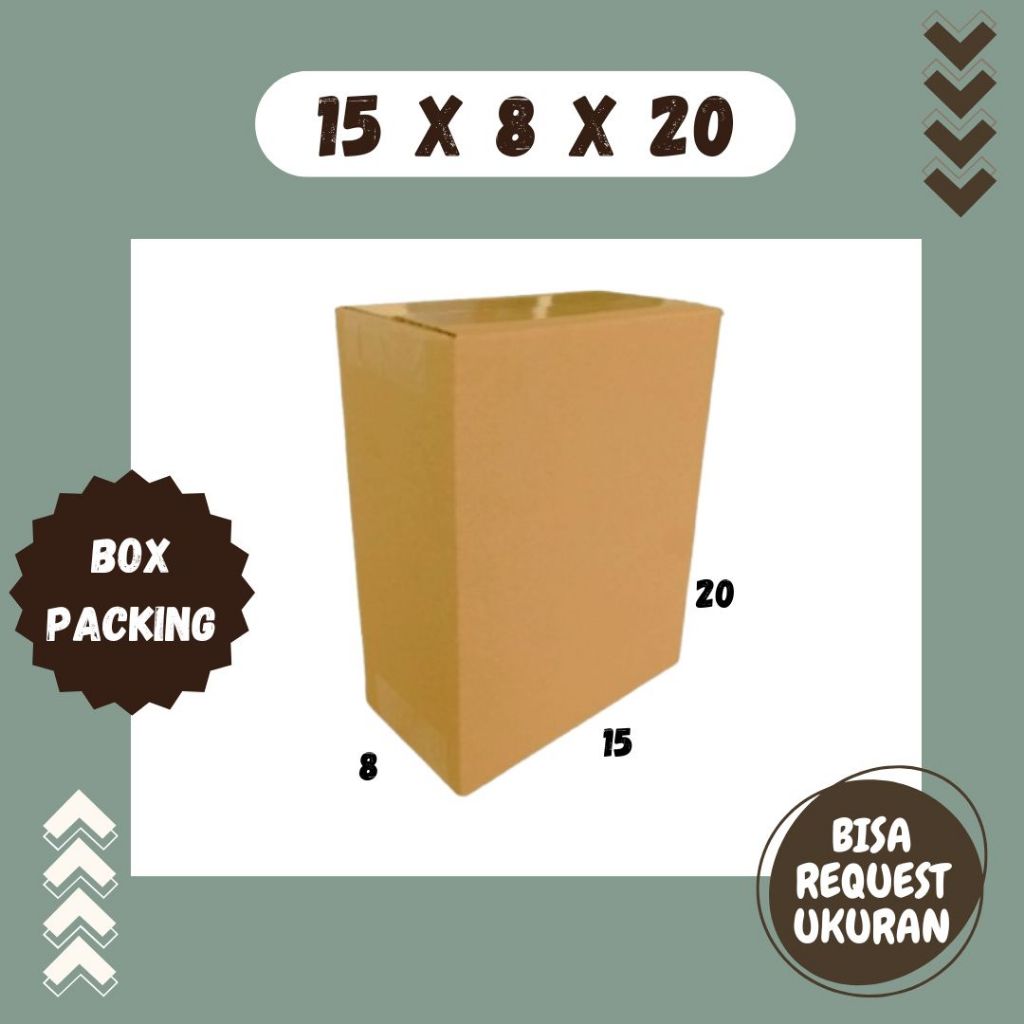 

Box 15x8x20 Kardus A1 Packing Karton Dus Kotak Kemasan Obat Mainan Olshop Souvenir Jamu Botol gelas