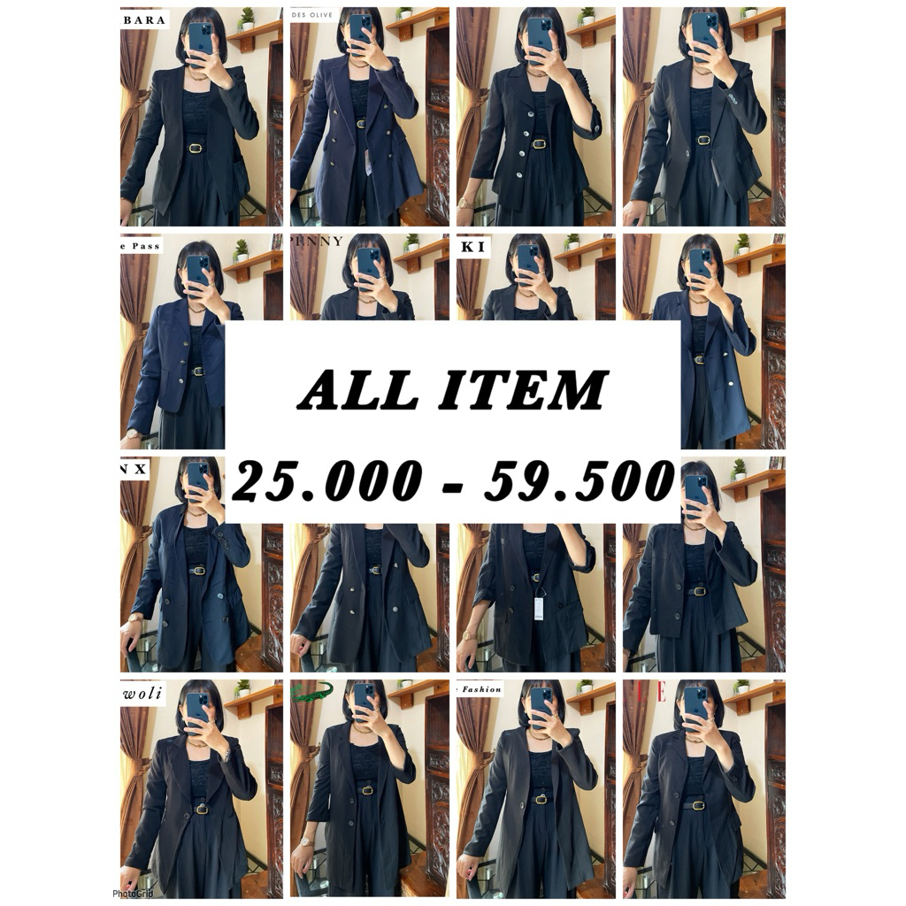 BLAZER BRANDED | BLAZER PREMIUM MURCEU | BLAZER WARNA HITAM | BLAZER WARNA | BLAZER WANITA | BLAZER 