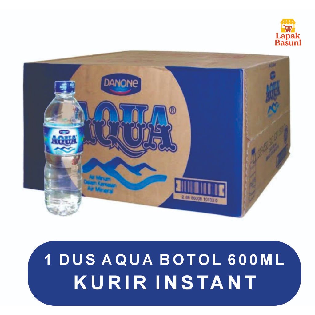 

Danone Aqua Botol 600ML Kurir Instant