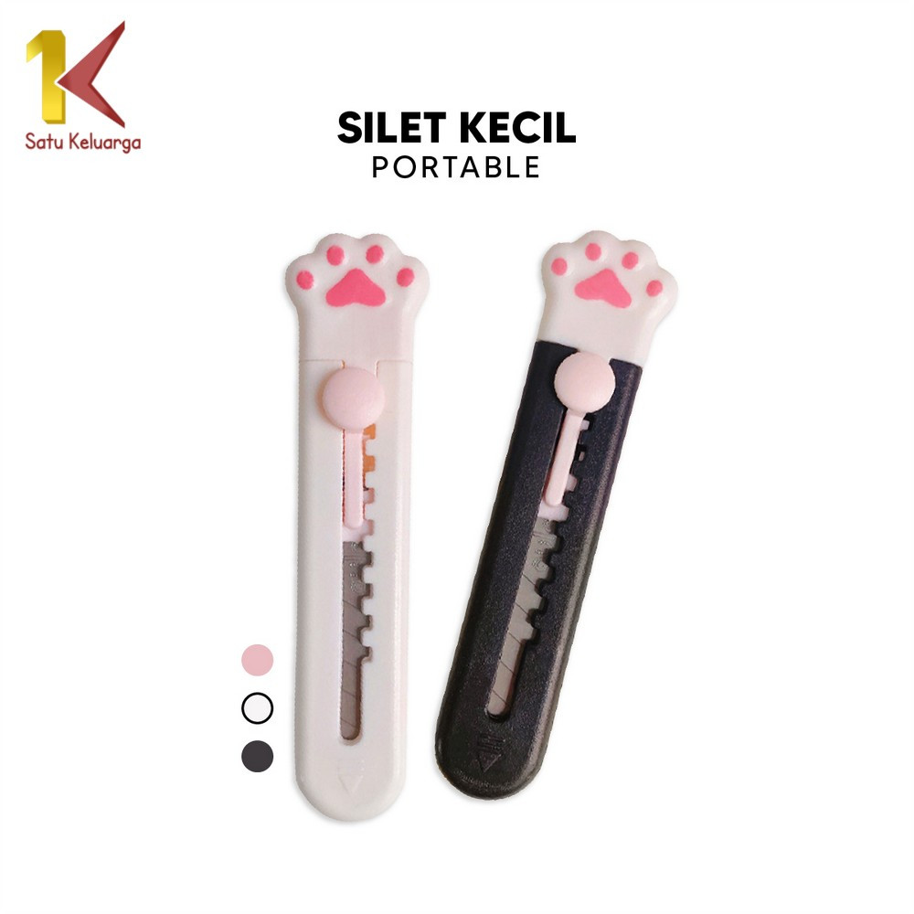 

EC Satu Keluarga Cutter Mini Portable C786 Kater Mini Cutter Unboxing Model Animal Paket Silet Kecil Travelling / Pisau Pemotong Kertas