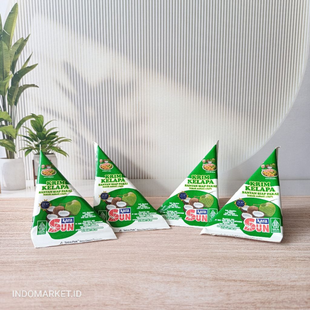 

Sun kara santan kelapa siap pakai 65ml / Santan sunkara