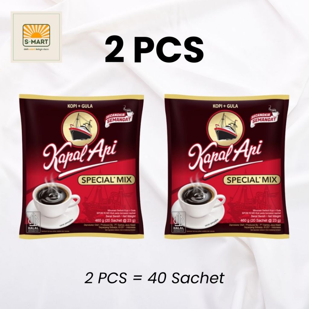 

2 PCS Kapal Api Special Mix 20 Sachet X 23 Gr