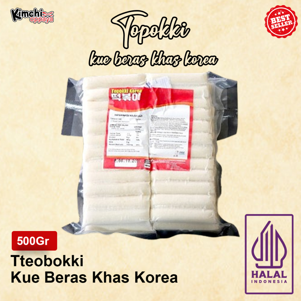 

Kimchi Oppaya - Varian Odeng dan Rice Cake 500 Gram Halal Cemilan Korea