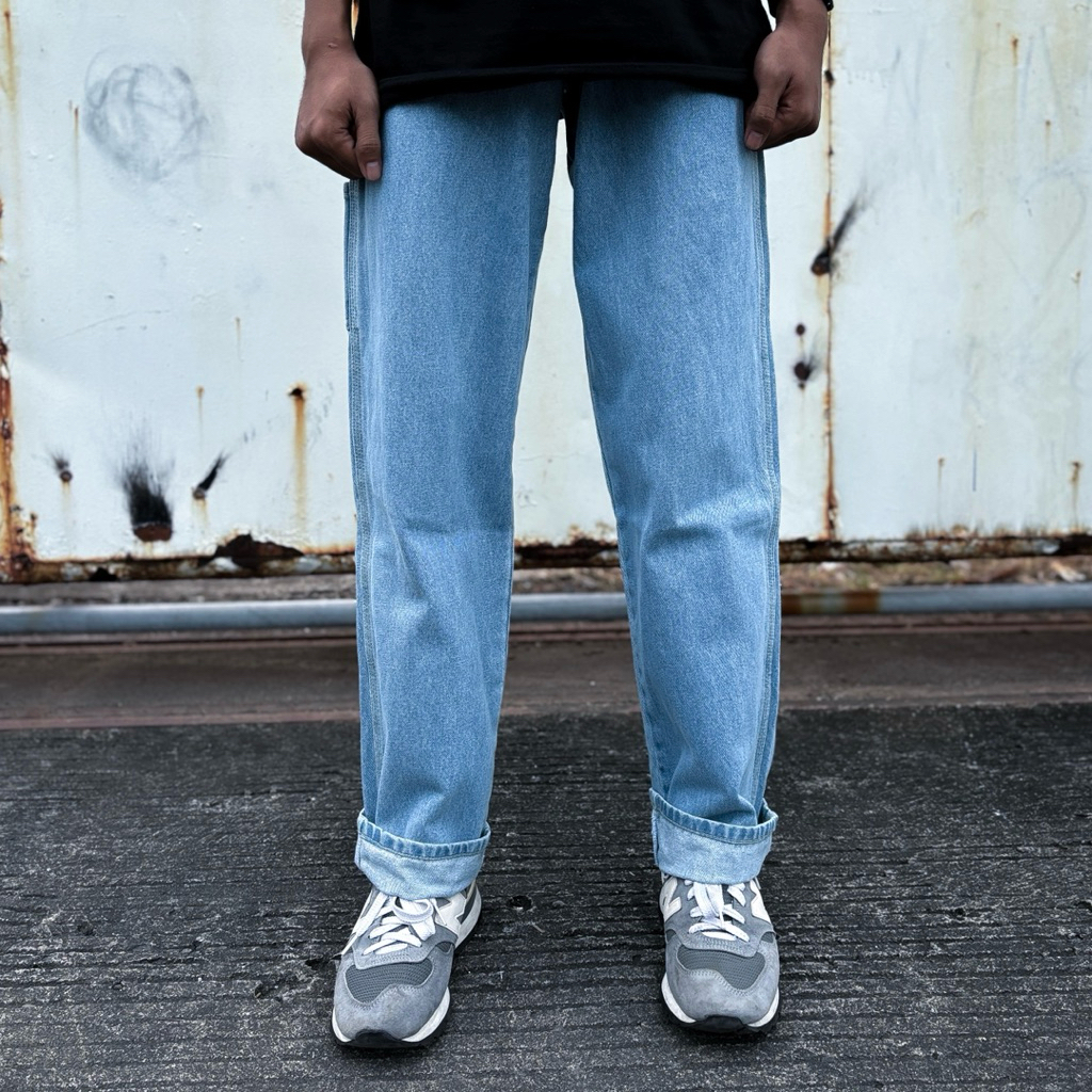 Dickies 1993 Relaxed Heavyweight Denim Carpenter Jean (Light Indigo)