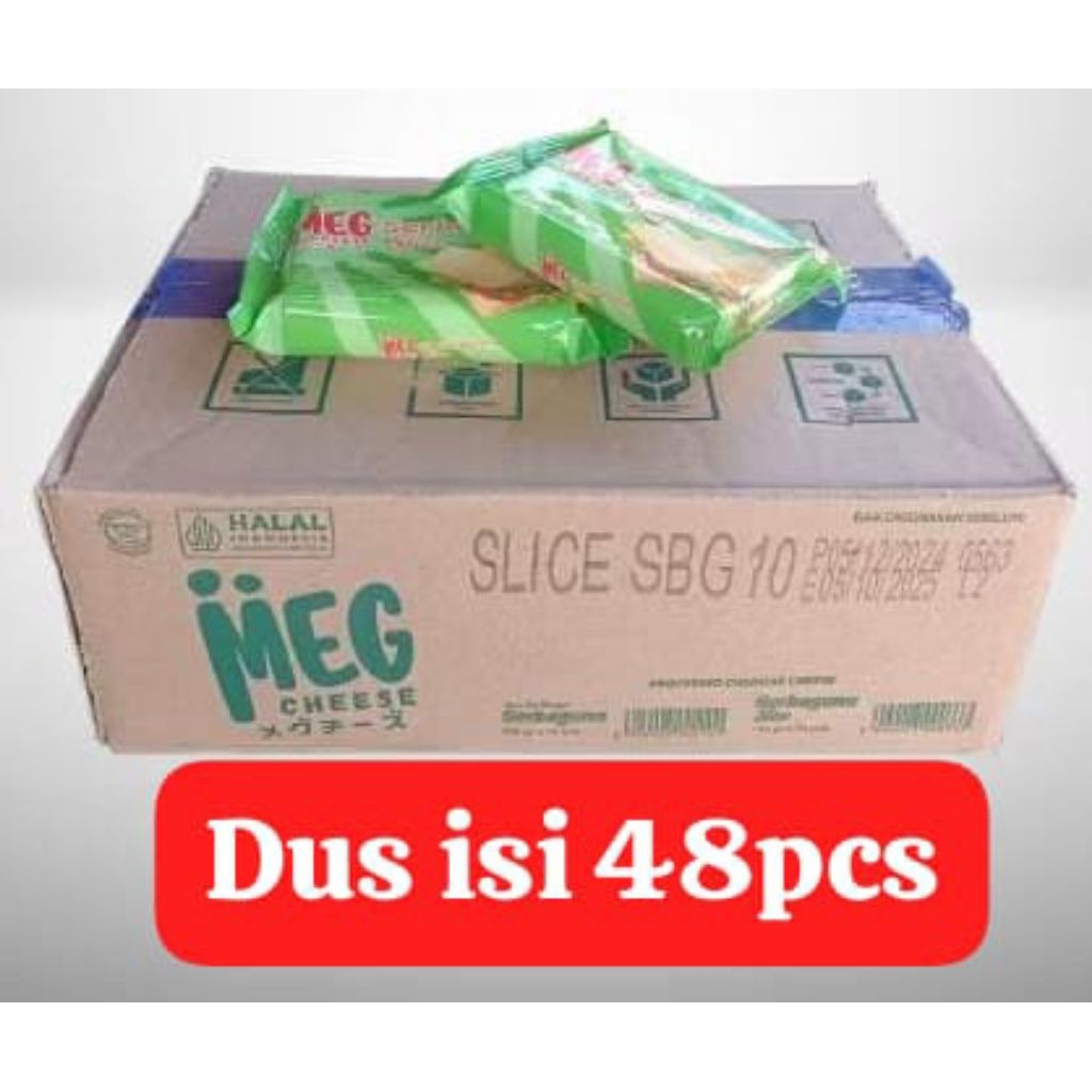 

Keju Slice Meg Serbaguna 150gr |10 Lembar - DUS ISI 24PCS