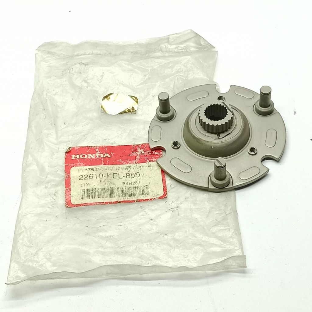 22610-KFL-850 Dudukan Kaki Tiga 3 Kampas Ganda Legenda 2 Supra Fit New Fit Lama Revo 100 Ori Origina