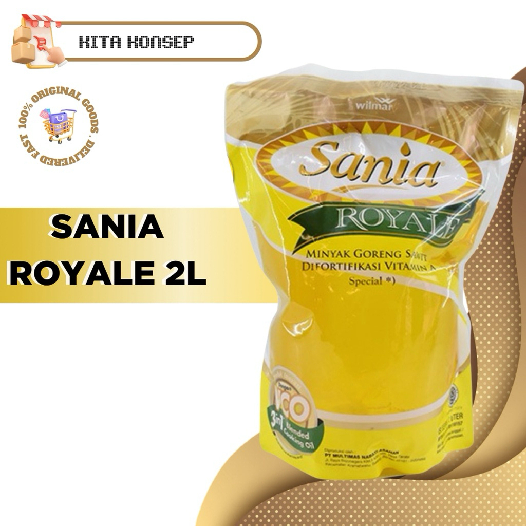 

MINYAK GORENG KEMASAN POUCH SANIA ROYALE 2L