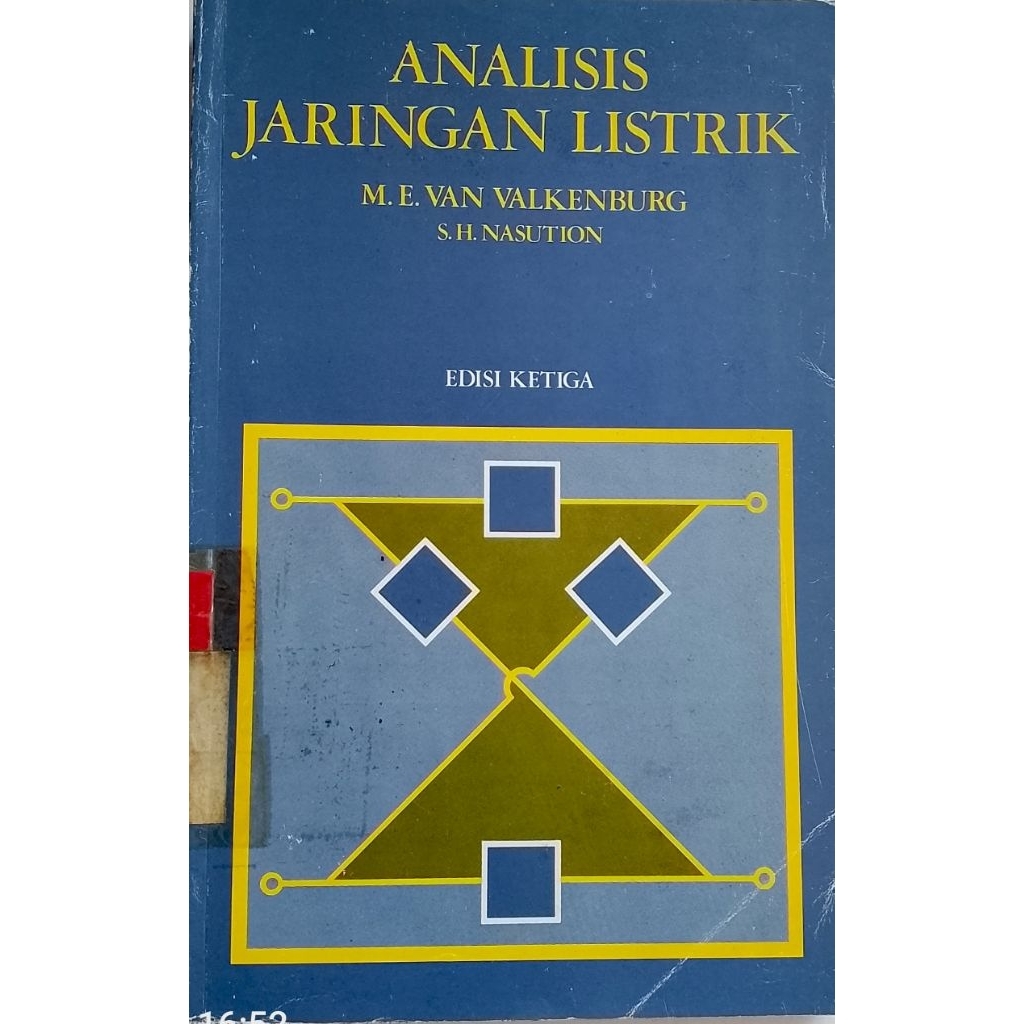 BUKU ANALISIS JARINGAN LISTRIK EDISI KETIGA BEKAS ORIGINAL