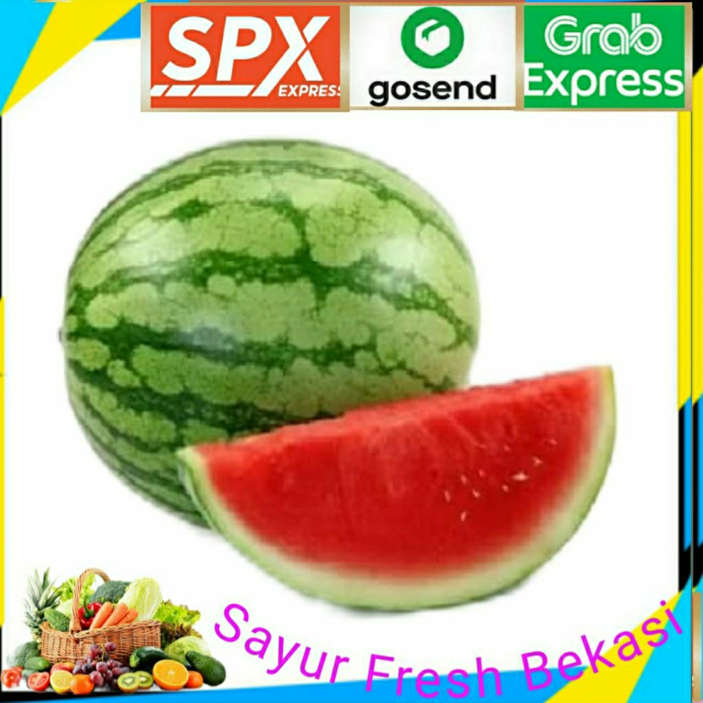 

Buah Semangka Merah 2.5kg ( 1Buah ).