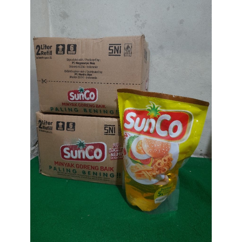 

1 KARTON/DUS MINYAK GORENG SUNCO 2L