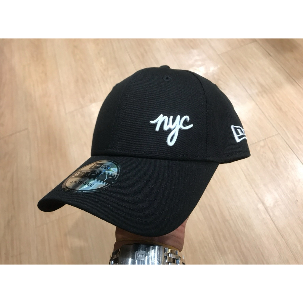 Topi New Era 9Forty NYC Metal Badge Black/White Cap 100% Original Resmi