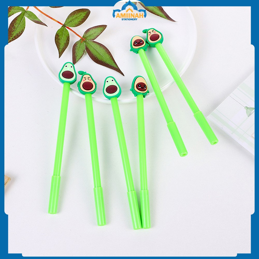 

Pulpen Karakter Alpukat Lucu Pena Pen Avocado Alat Tulis Stationary Amiinah Stationery A9