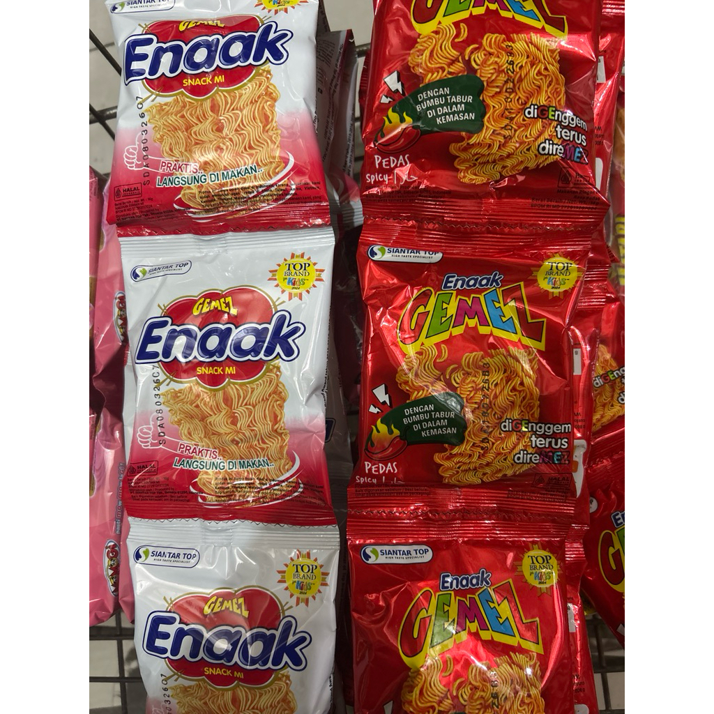 

snack mi Gemez Enaak 14/16gram renteng