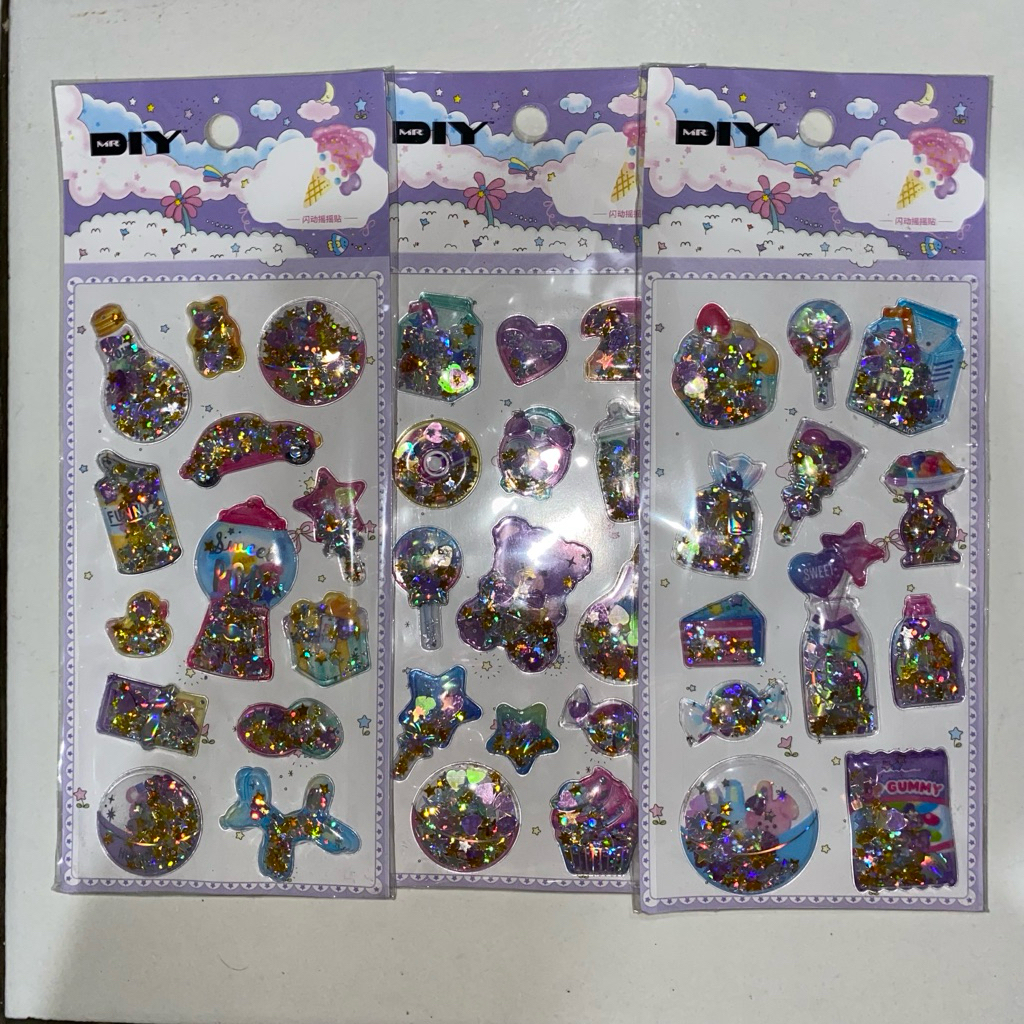 

Sticker party timbul logo warna (SEALED)