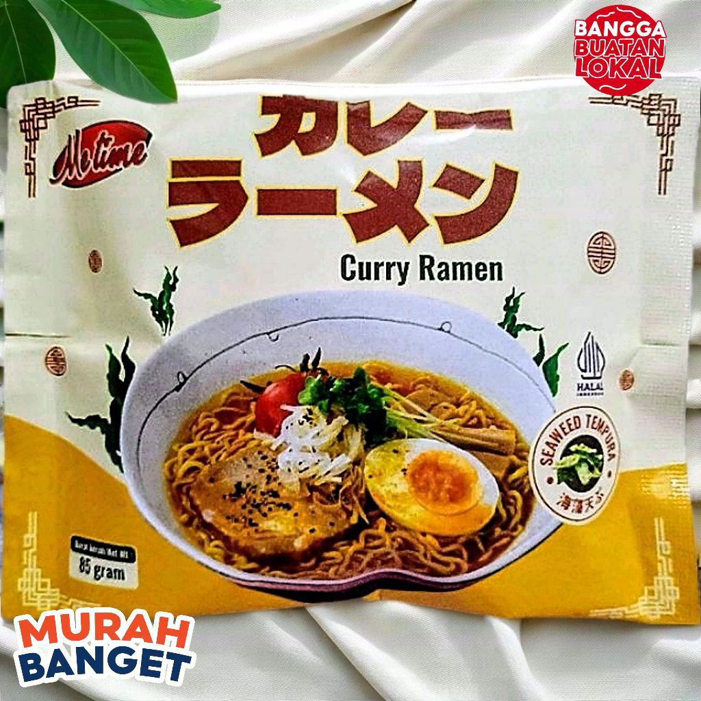 

Mie instan Metime Curry Ramen Jepang Halal