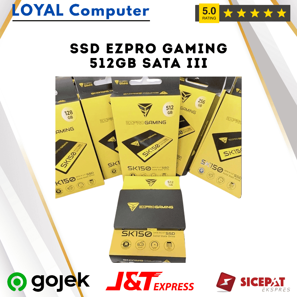 SSD EZPRO GAMING 512GB Internal SATA III 2.5"