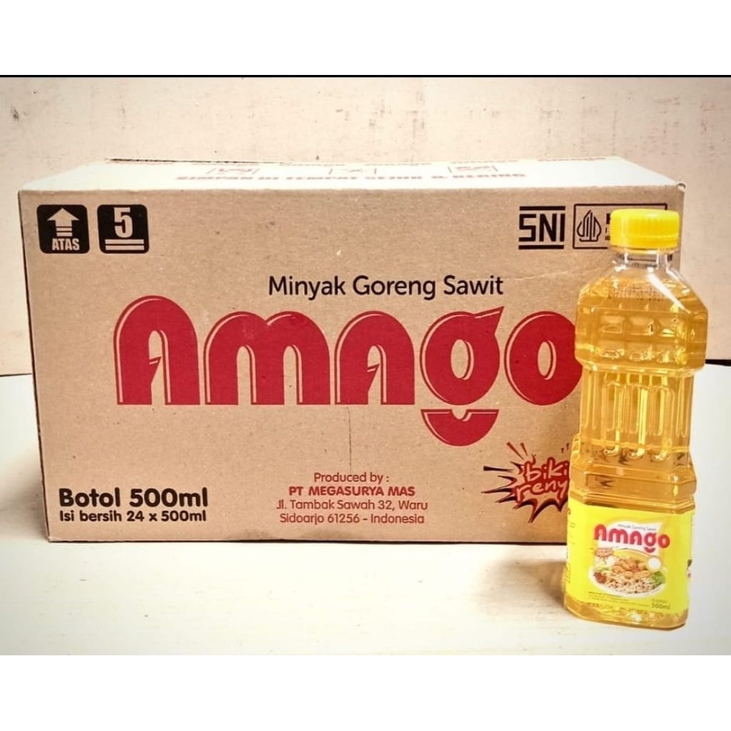 

minyak amago botol 500ml 1karton 24pcs