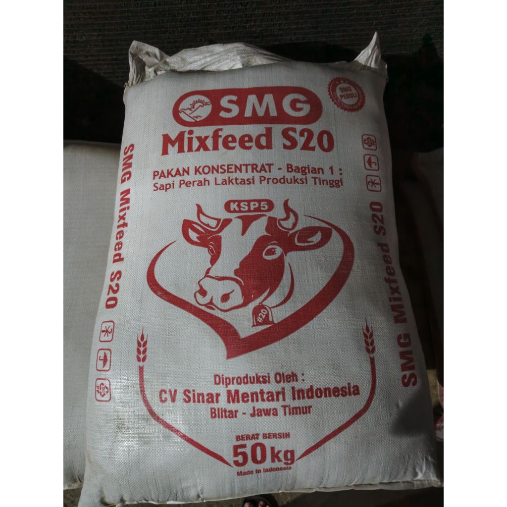 SMG mixfeed S20 konsentrat penggemukan sapi 1kg