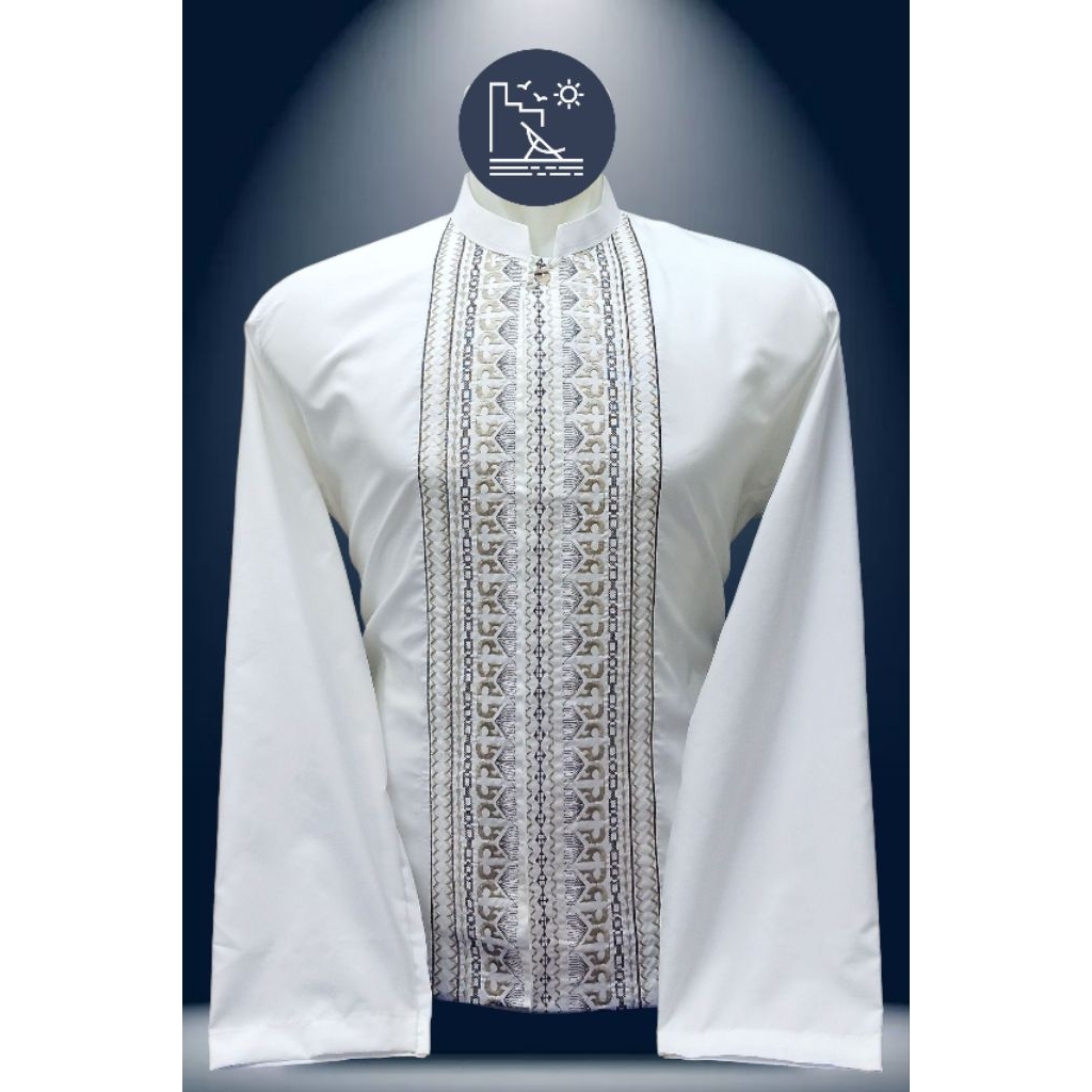 baju koko putih lengan panjang / baju koko putih lengan pendek / baju koko putih / baju koko lengan 