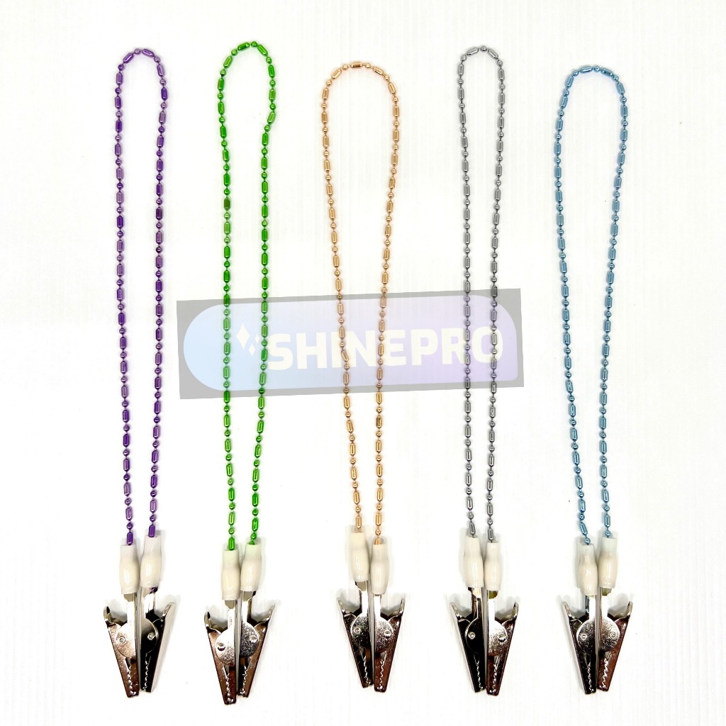 Polybib Holder Penjepit Polibib Bib Dental Clip Jepitan (metal chain)