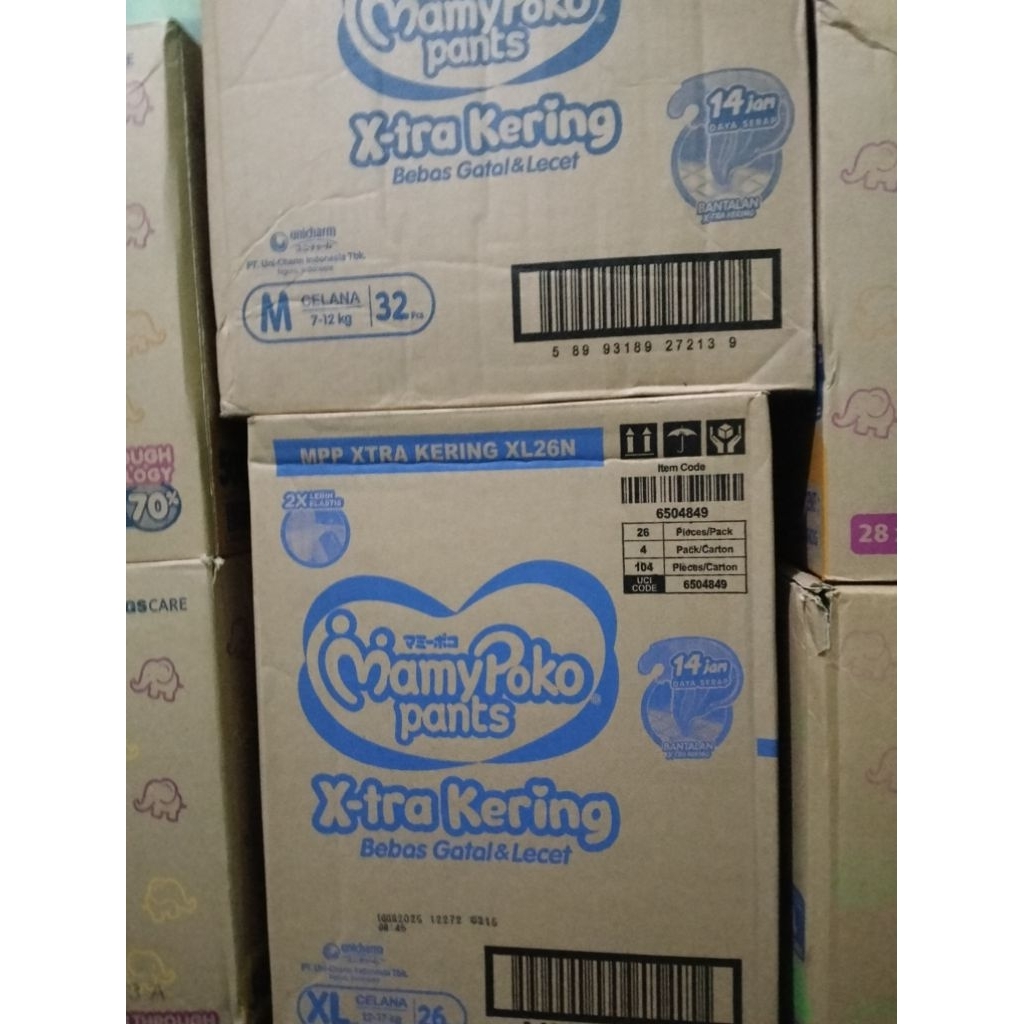 Mamypoko 1Karton S38/M32/L28/XL26