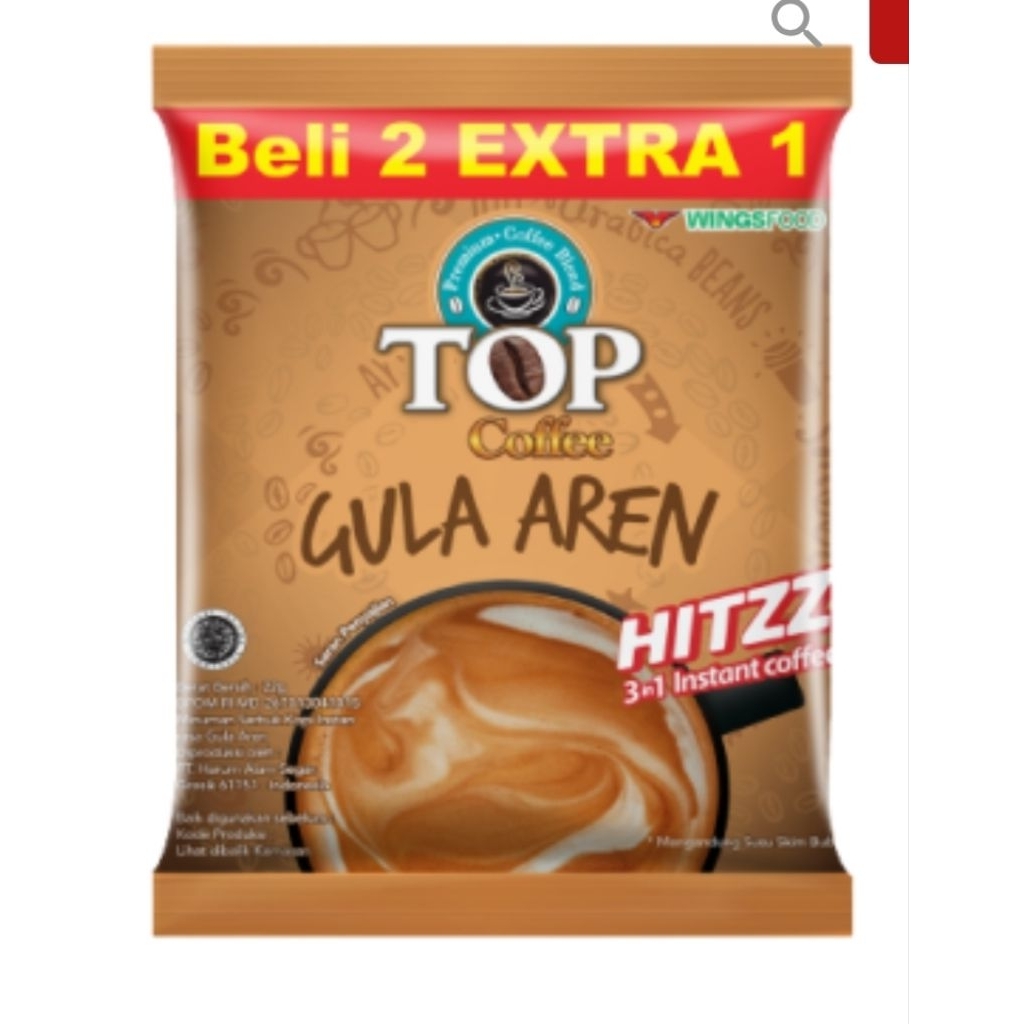 

Kopi TOP Gula aren isi 15 pcs