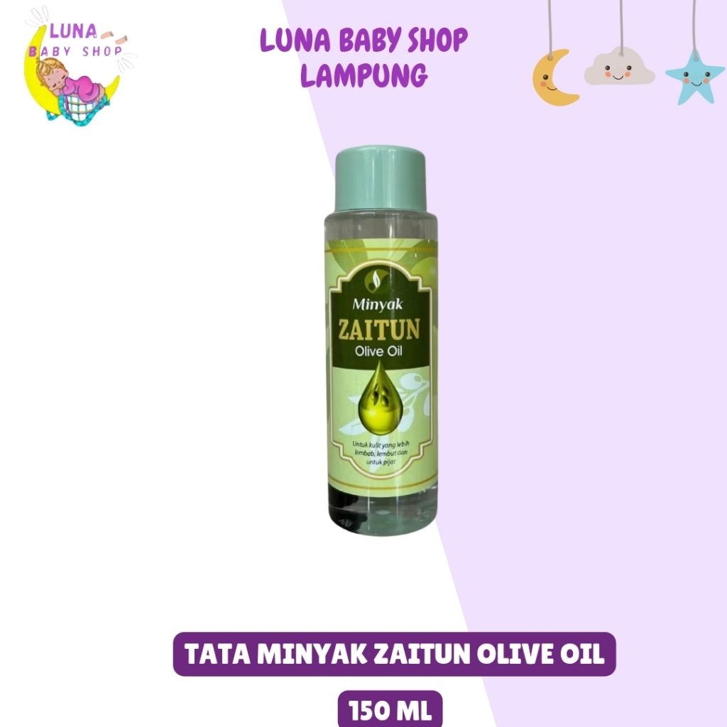 

Tata Minyak Zaitun Olive Oil 150ml / Minyak Pijat Refleksi / Body oil