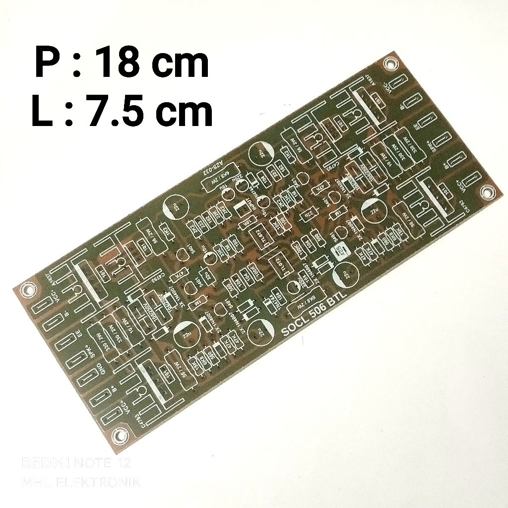 PCB BTL SOCL 506 NEW SUB LOW