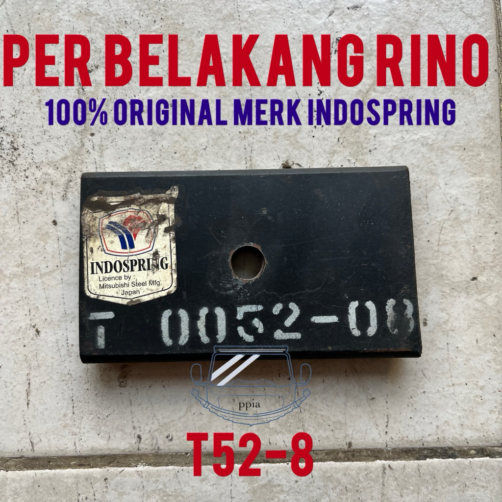per belakang rino nomer 8 t52-08 merk indospring / per induk belakang rino nomer 8 / per daun rino b