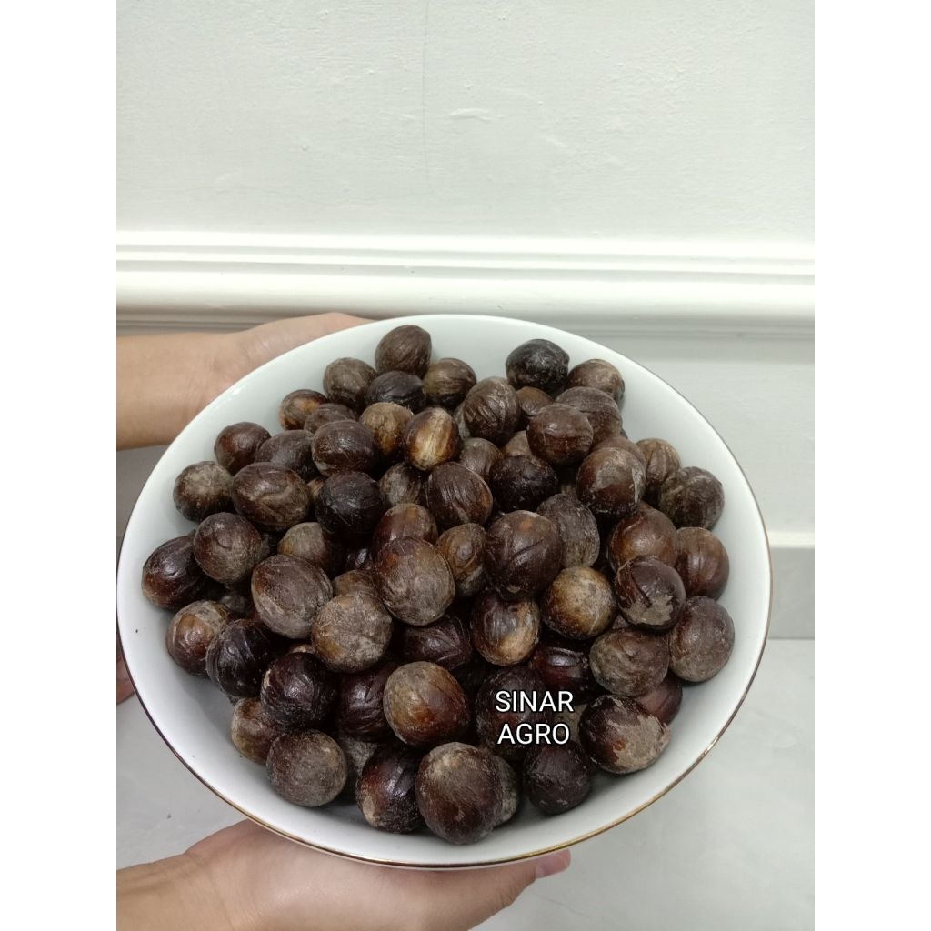 

Biji Pala kering 500g - 1kg / Biji pala Rempah