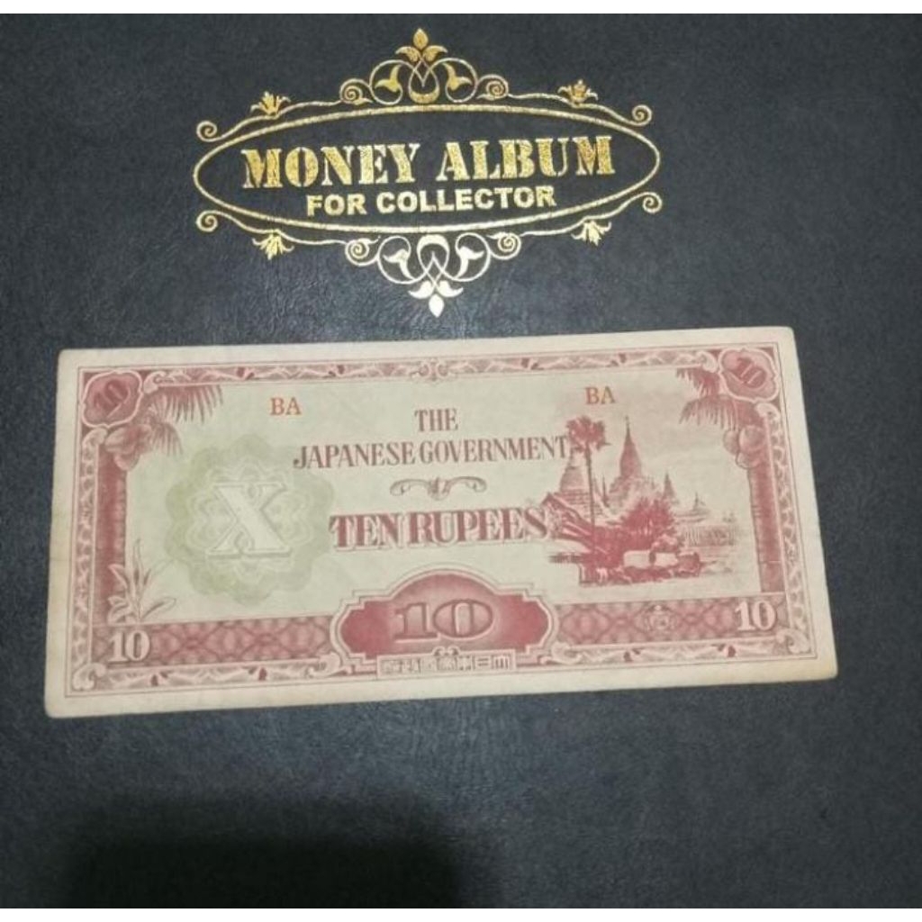 UANG 10 RUPEE JAPANESE GOVERNMENT