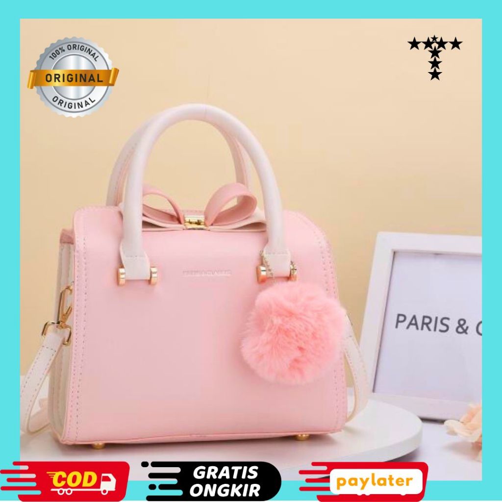 Paris & Classic Tas Faye Series Original Brand Tas Wanita Tas Tangan Tas Selempang Model [93325]