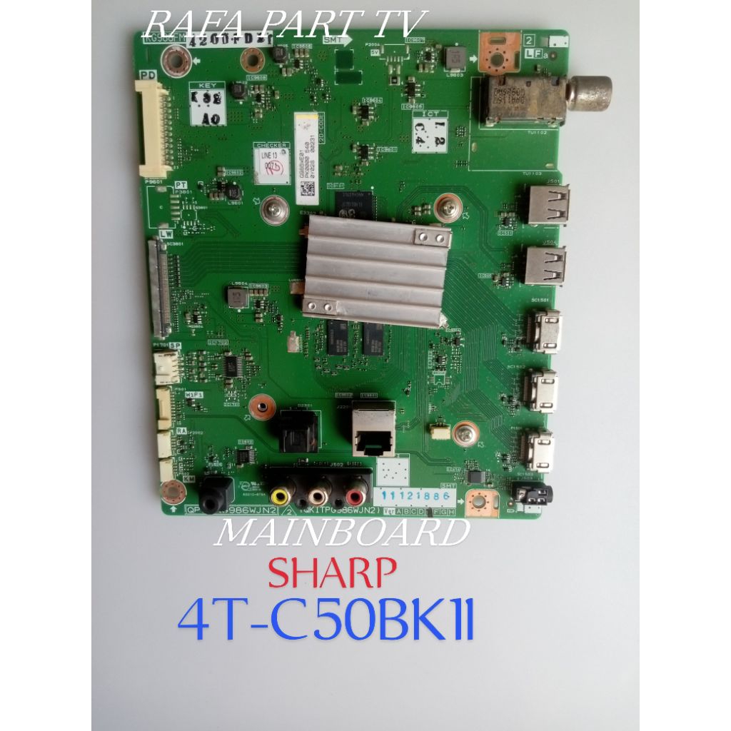 MB MAINBOARD TV SHARP 4T-C50BK1I