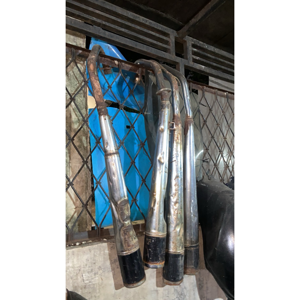 knalpot original kleper/GL pro max bahan