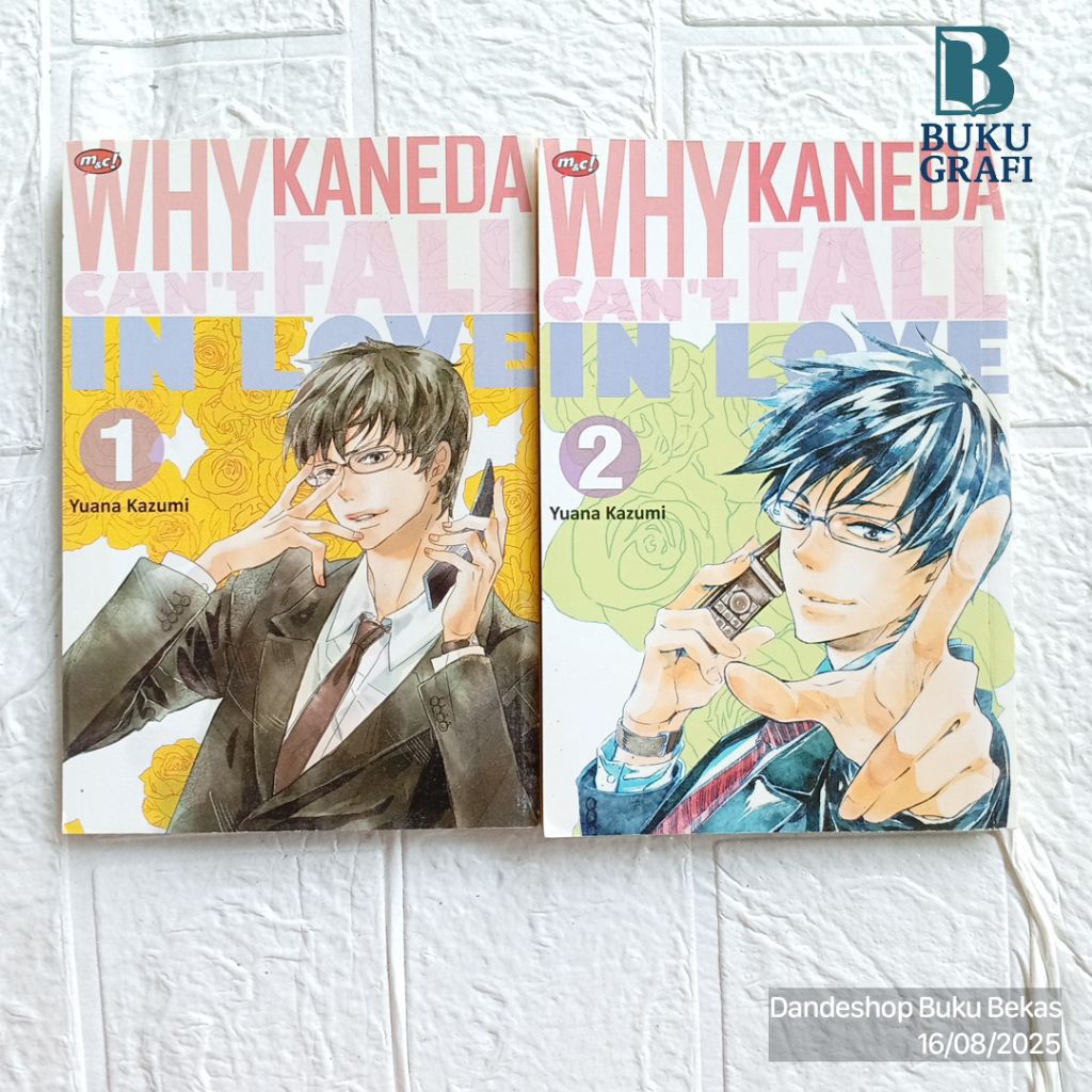 Why Kaneda Can't Fall in Love (SET 1-2 Tamat) oleh Yuana Kazumi - Komik Bekas Preloved Original