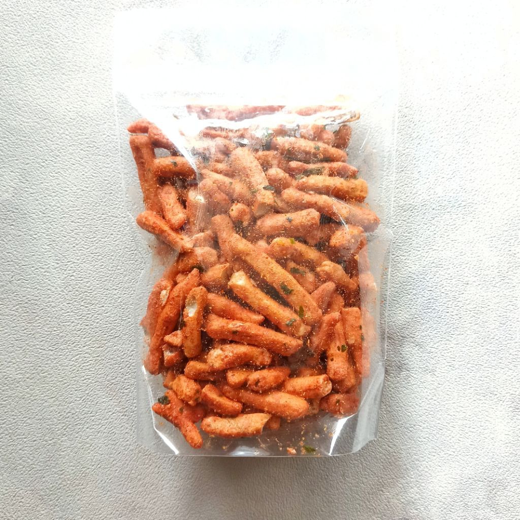 

Basreng Pedas Daun Jeruk Stik Renyah Gurih Bumbu Meresap Snack Baso Goreng • 200 gr