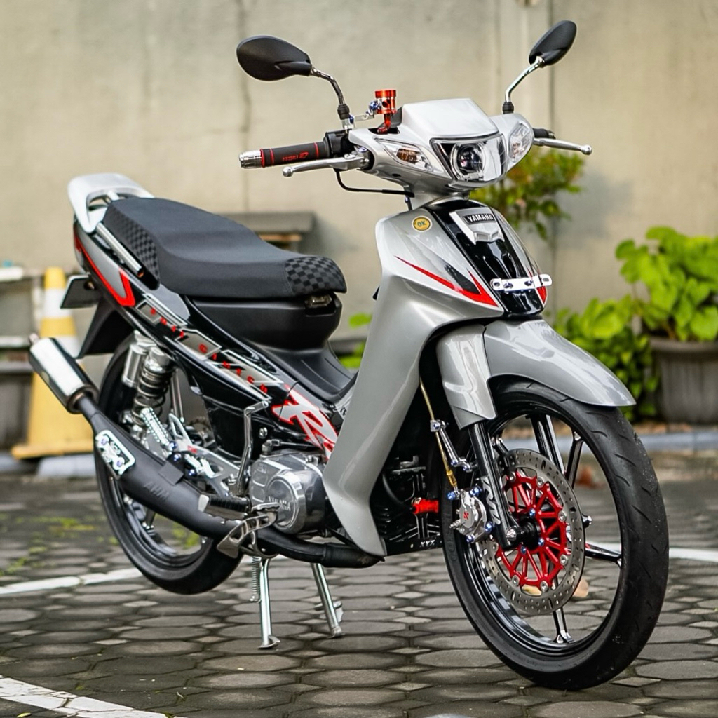 KOMPONEN YAMAHA F1ZR FIZ R 2001 2002 FULL CLUTCH HITAM SILVER