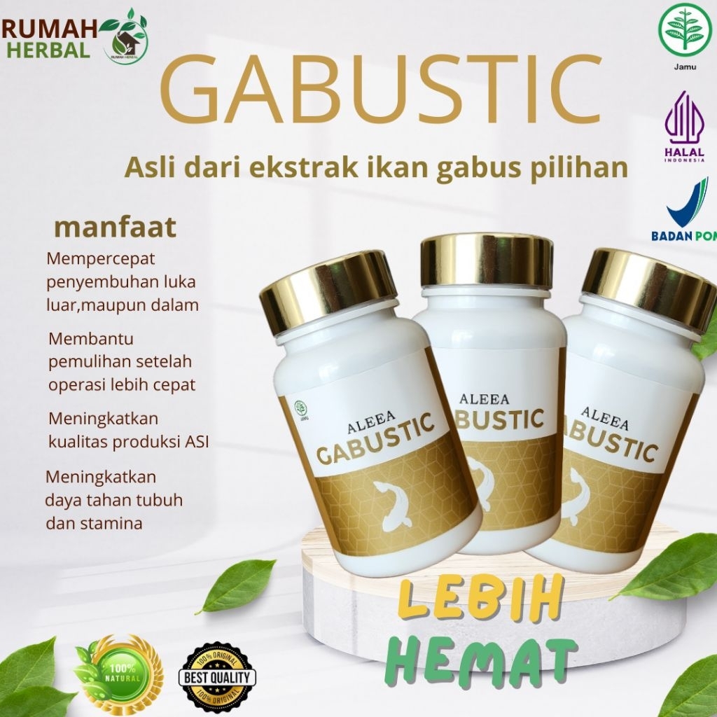 kapsul ikan gabus/obat pasca operasi/Gabustic